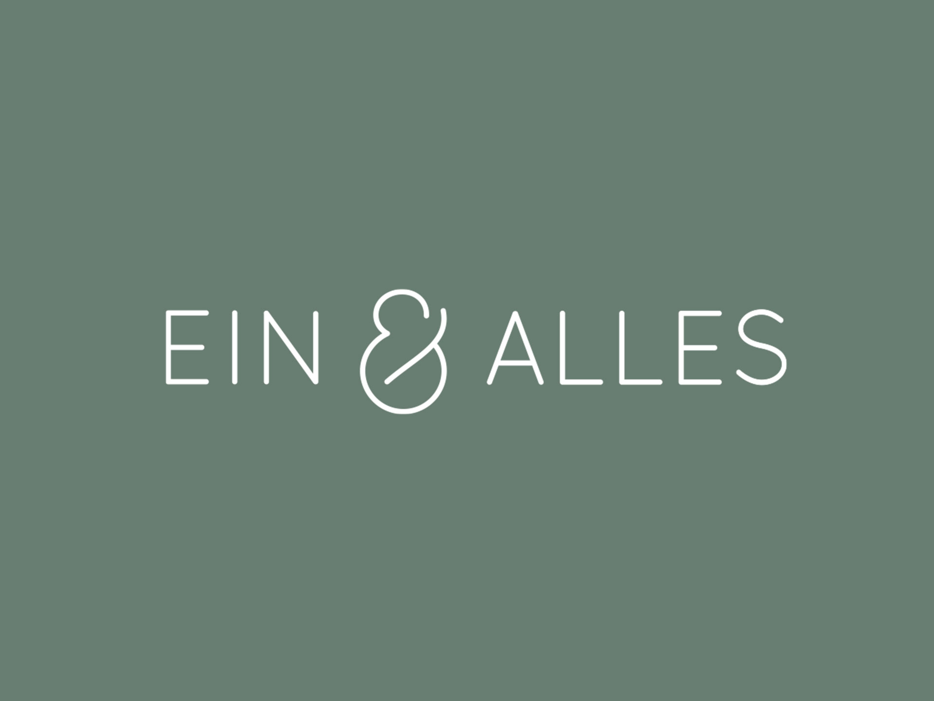 Logo Corporate Design Café Ein & Alles