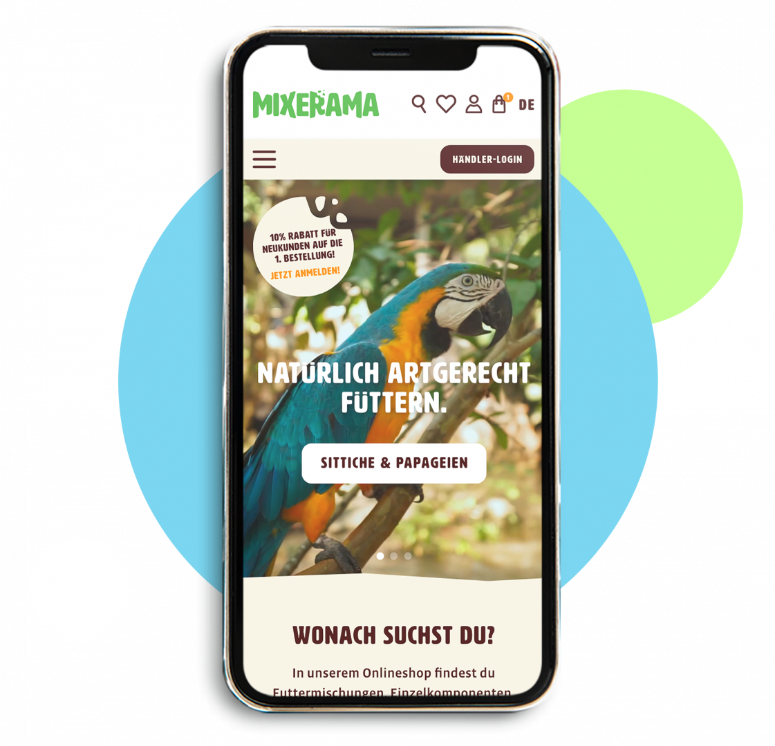 Branding und Webdesign für Mixerama – Jan Sievers