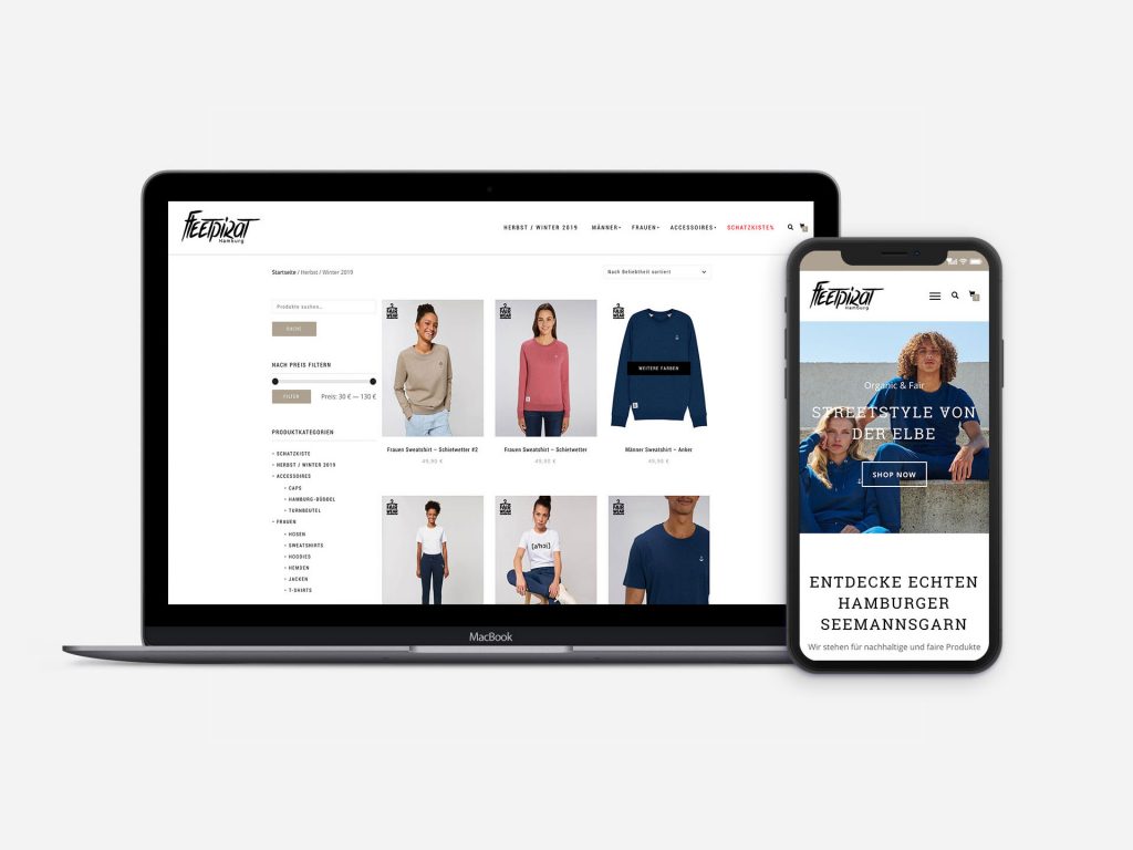 Jan Sievers Brand & Webdesign für Fleetpirat Hamburg